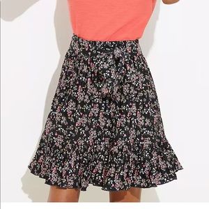 Loft flowered skirt